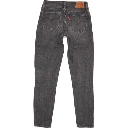 Levi's 711 Women Grey Skinny Slim Stretch Jeans W26 L28