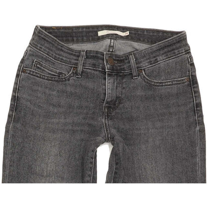 Levi's 711 Women Grey Skinny Slim Stretch Jeans W26 L28
