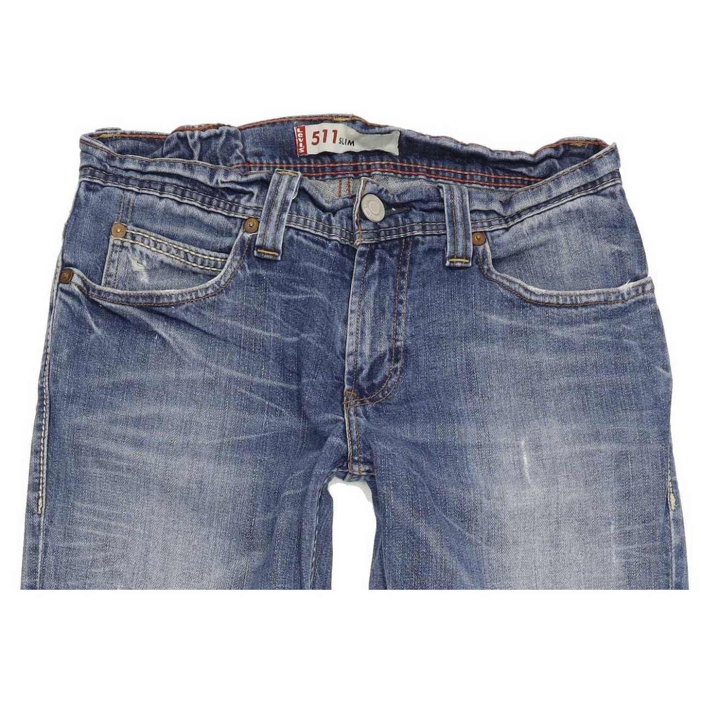 Levi's 511 Men Blue Straight Slim Stretch Jeans W31 L32