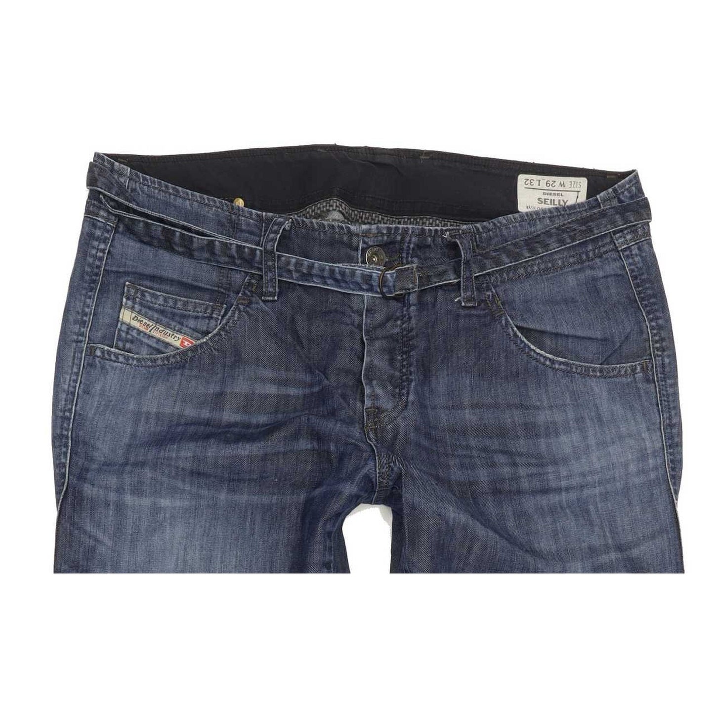 Diesel Seilly 0062Z Women Blue Straight Regular Stretch Jeans W30 L31