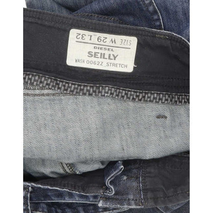 Diesel Seilly 0062Z Women Blue Straight Regular Stretch Jeans W30 L31