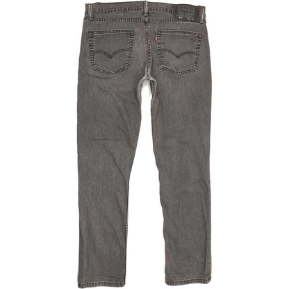 Levi's 511 Men Grey Straight Slim Stretch Jeans W36 L31