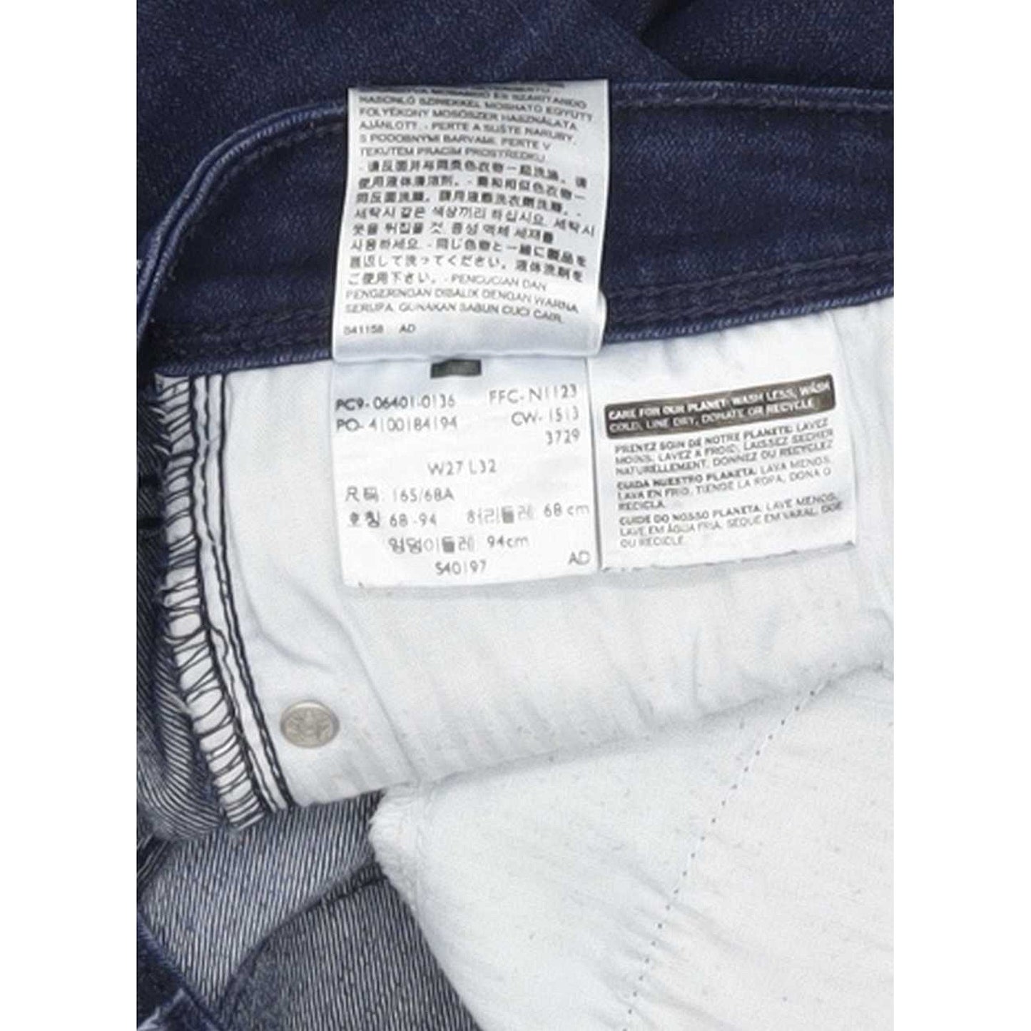 Levi's Demi Curve Women Blue Skinny Slim Stretch Jeans W27 L31