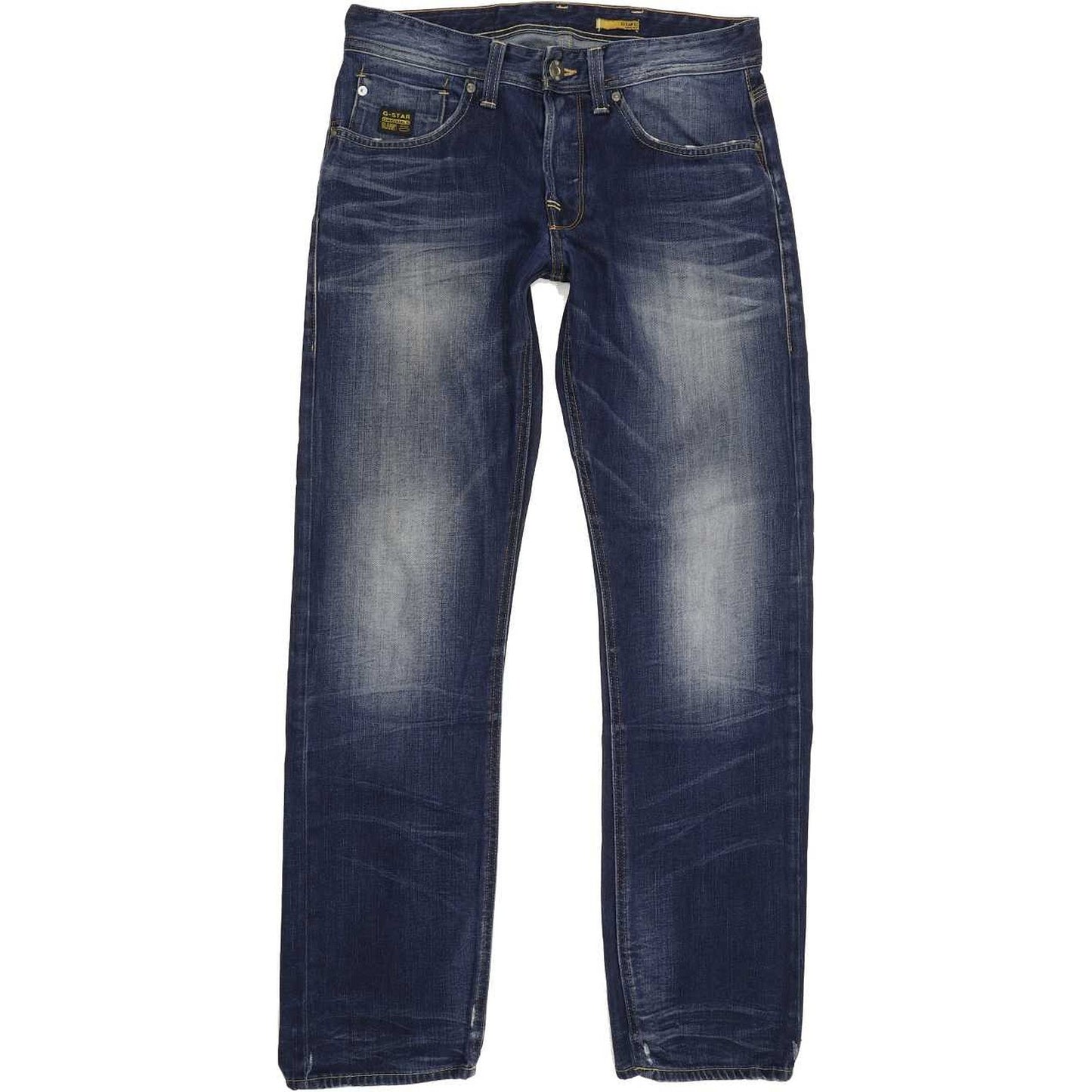 G-Star Porter Men Blue Straight Regular Jeans W33 L33