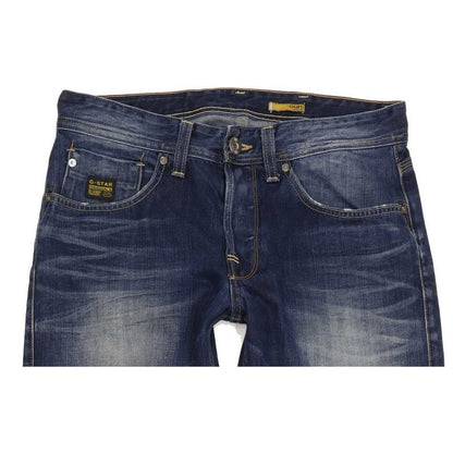 G-Star Porter Men Blue Straight Regular Jeans W33 L33