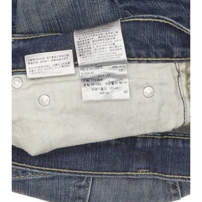 Levi's 511 Men Blue Straight Slim Stretch Jeans W34 L32