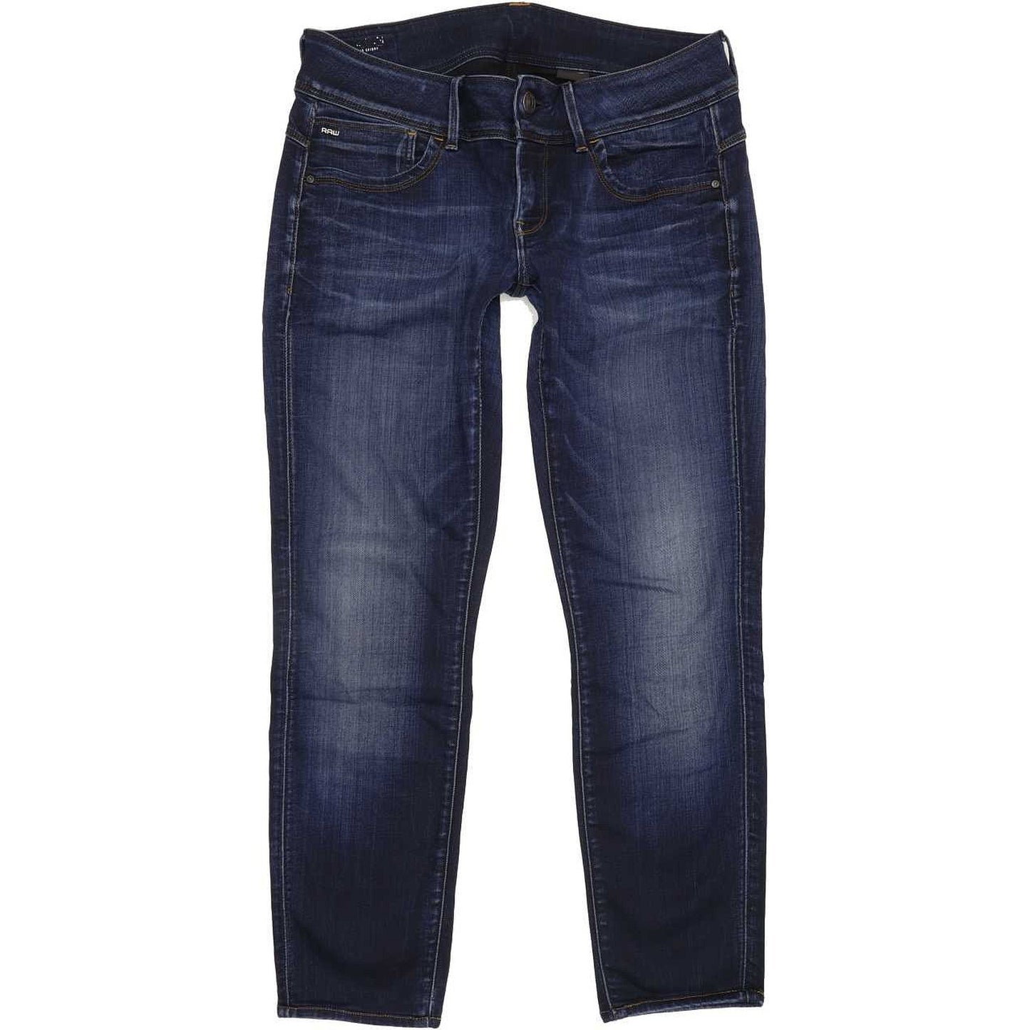 G-Star Lynn Mid Women Blue Skinny Slim Stretch Jeans W30 L27