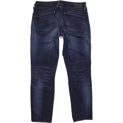 G-Star Lynn Mid Women Blue Skinny Slim Stretch Jeans W30 L27