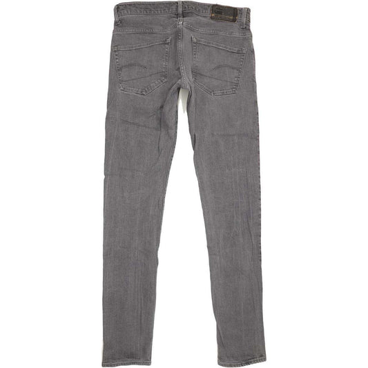 G-Star 3301 Deconstructed Super Men Grey Tapered Slim Stretch Jeans W34 L35