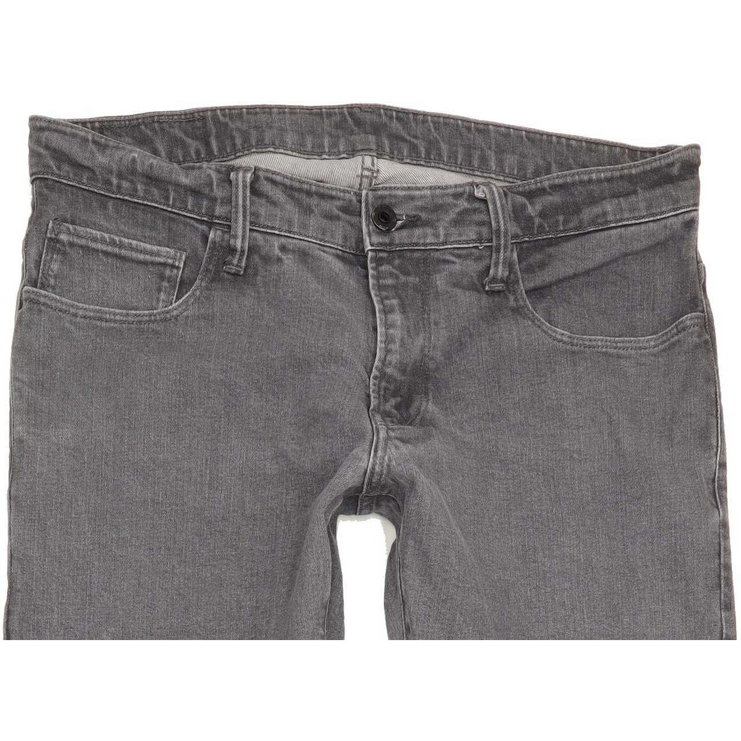 G-Star 3301 Deconstructed Super Men Grey Tapered Slim Stretch Jeans W34 L35