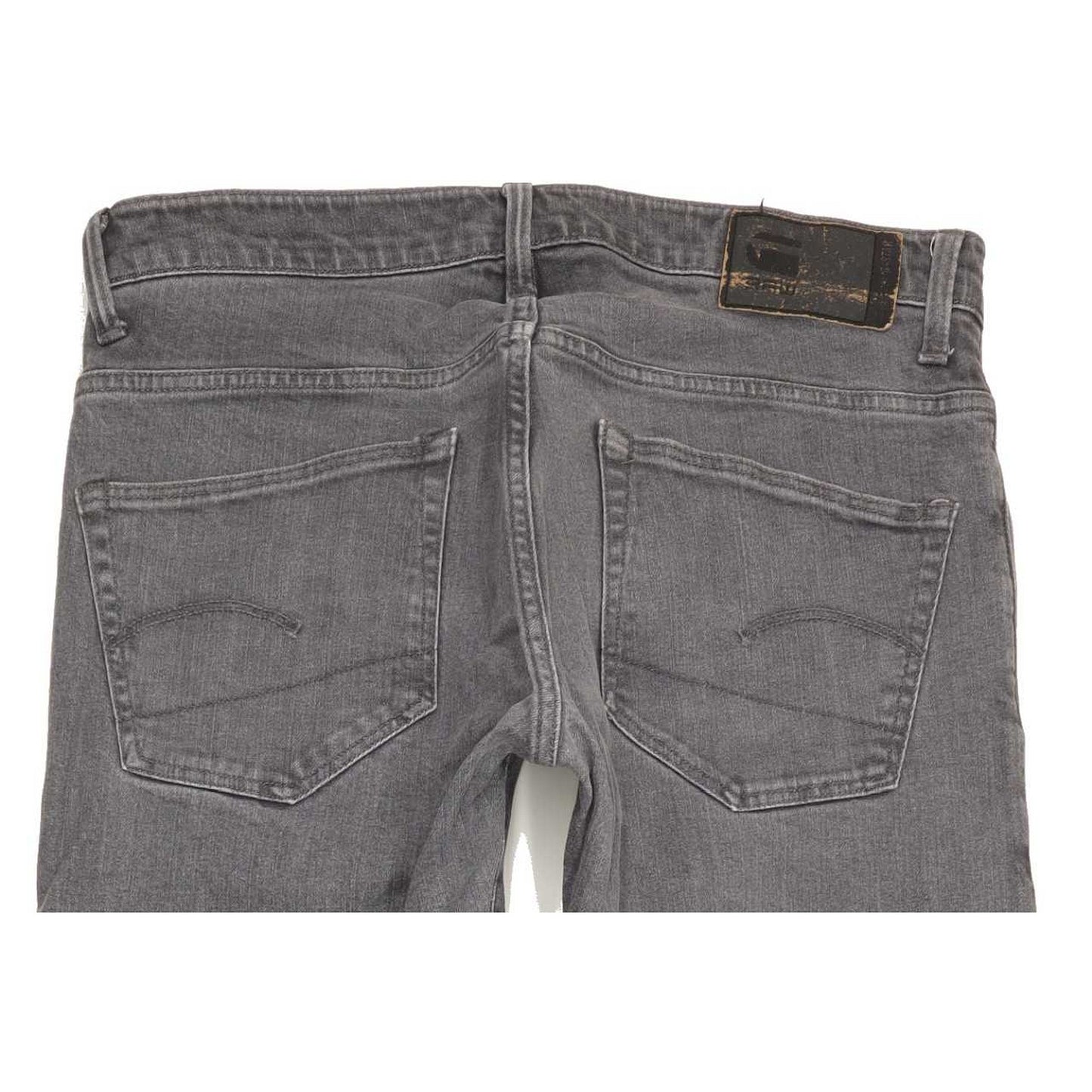 G-Star 3301 Deconstructed Super Men Grey Tapered Slim Stretch Jeans W34 L35