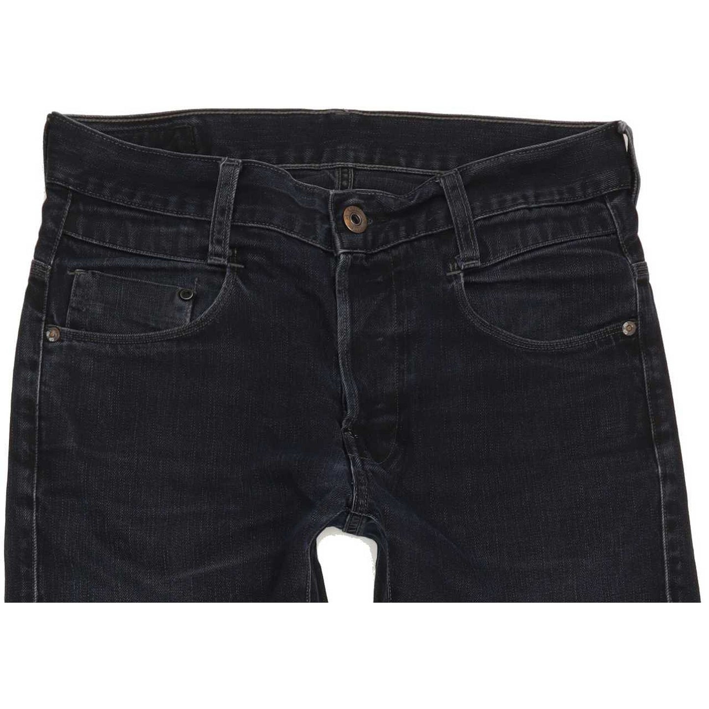 G-Star New Radar Men Navy Straight Slim Jeans W33 L32