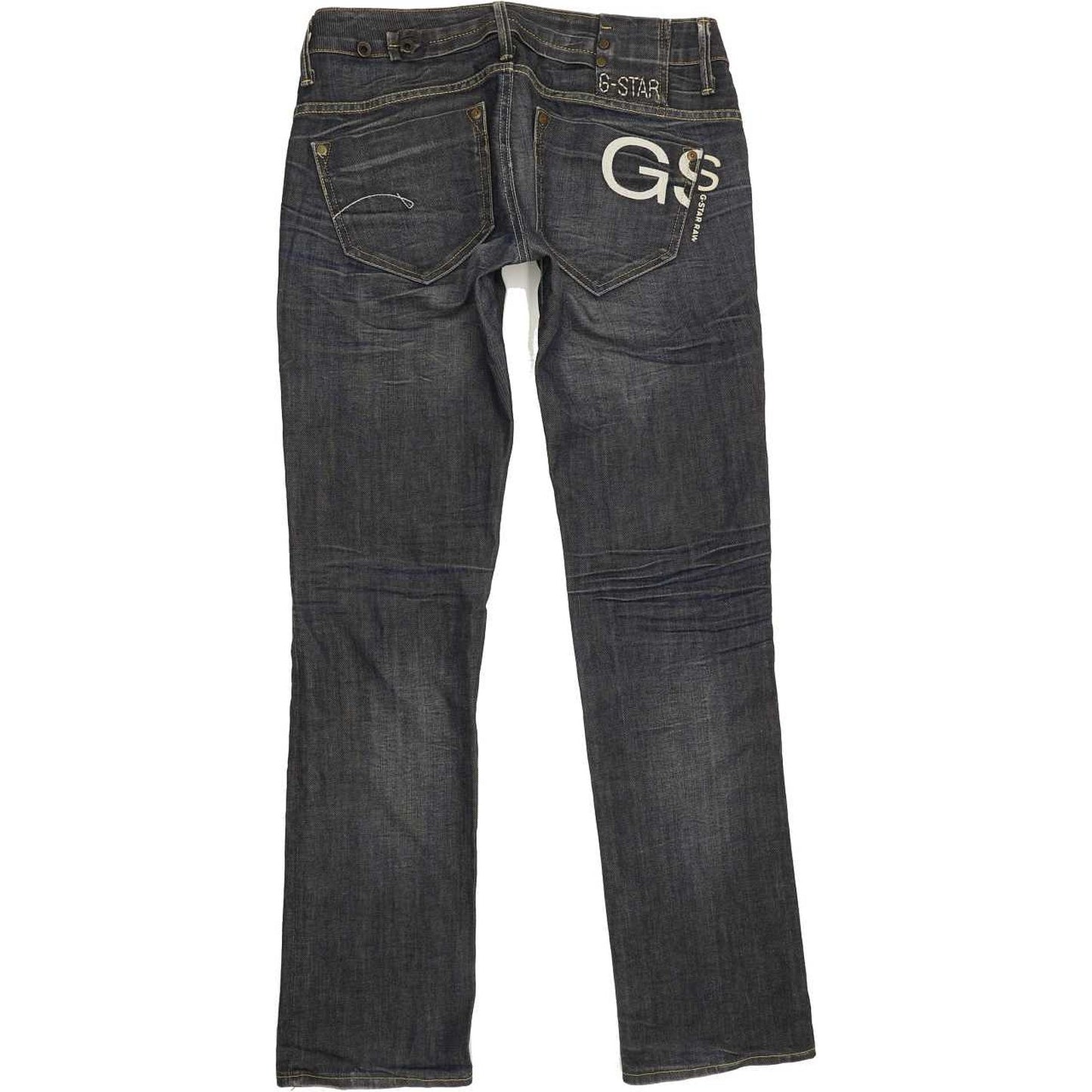 G-Star Midge Women Blue Straight Slim Stretch Jeans W30 L32