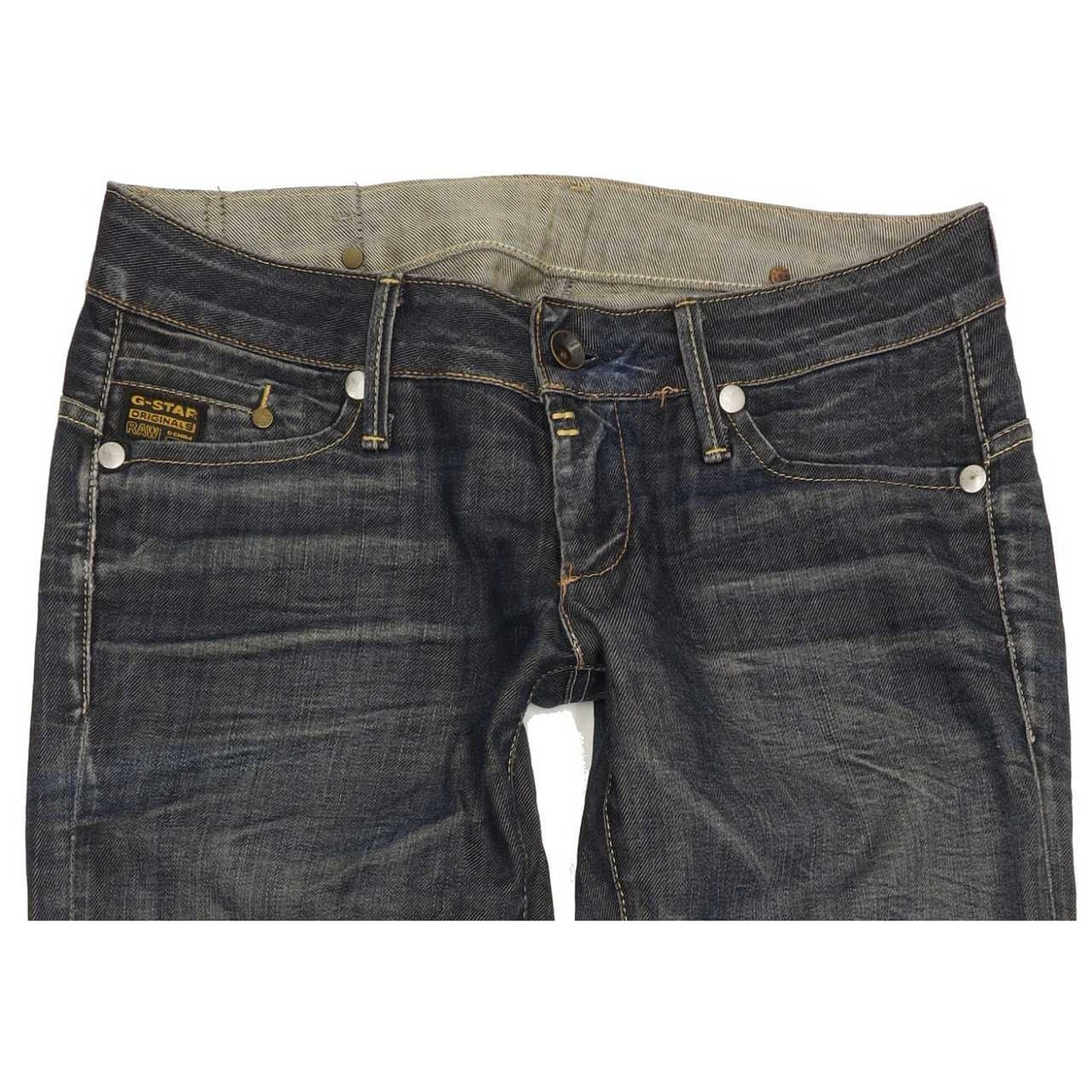 G-Star Midge Women Blue Straight Slim Stretch Jeans W30 L32
