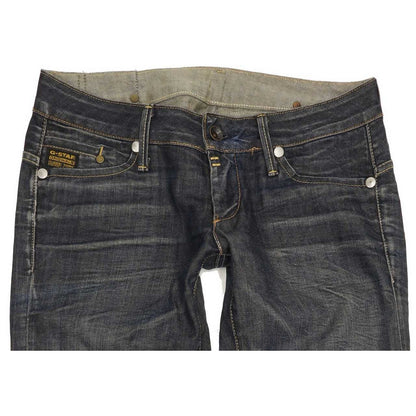 G-Star Midge Women Blue Straight Slim Stretch Jeans W30 L32