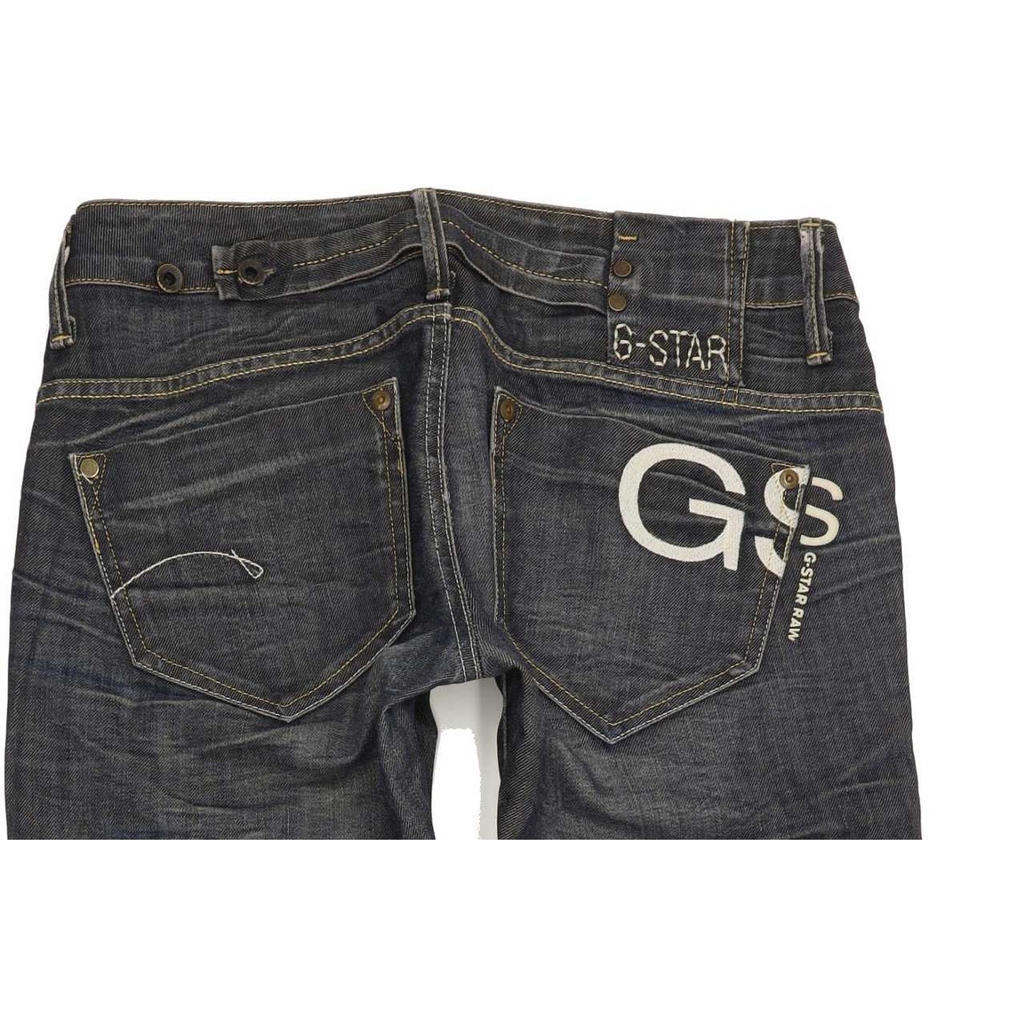 G-Star Midge Women Blue Straight Slim Stretch Jeans W30 L32