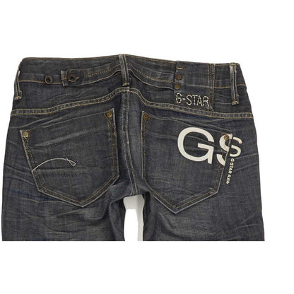 G-Star Midge Women Blue Straight Slim Stretch Jeans W30 L32
