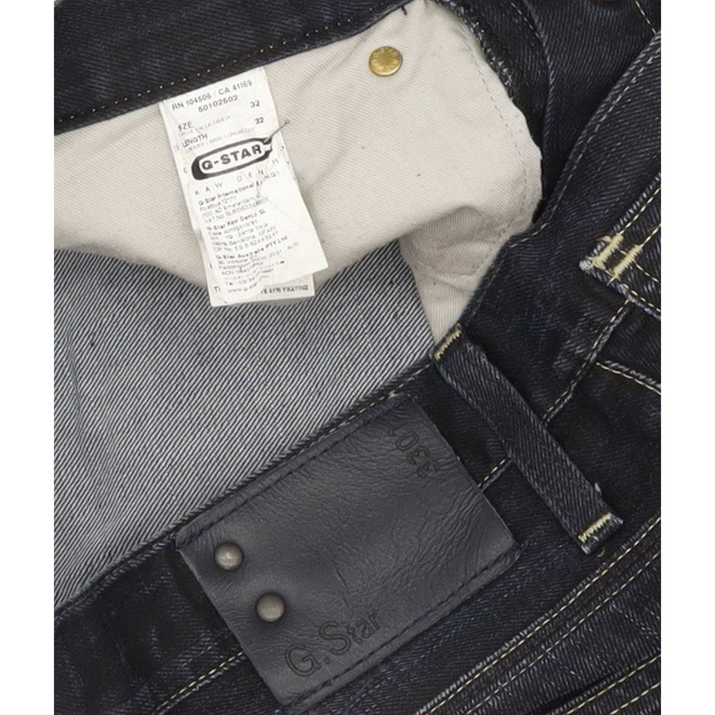 G-Star Coder Men Blue Straight Regular Jeans W32 L31