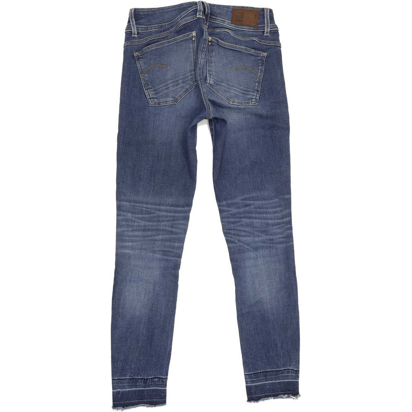 G-Star Lynn-B Mid Ankle Women Blue Skinny Slim Stretch Jeans W28 L32
