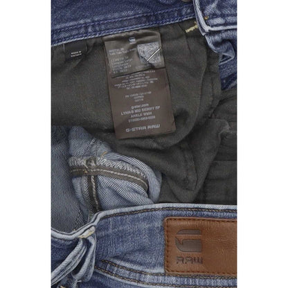 G-Star Lynn-B Mid Ankle Women Blue Skinny Slim Stretch Jeans W28 L32