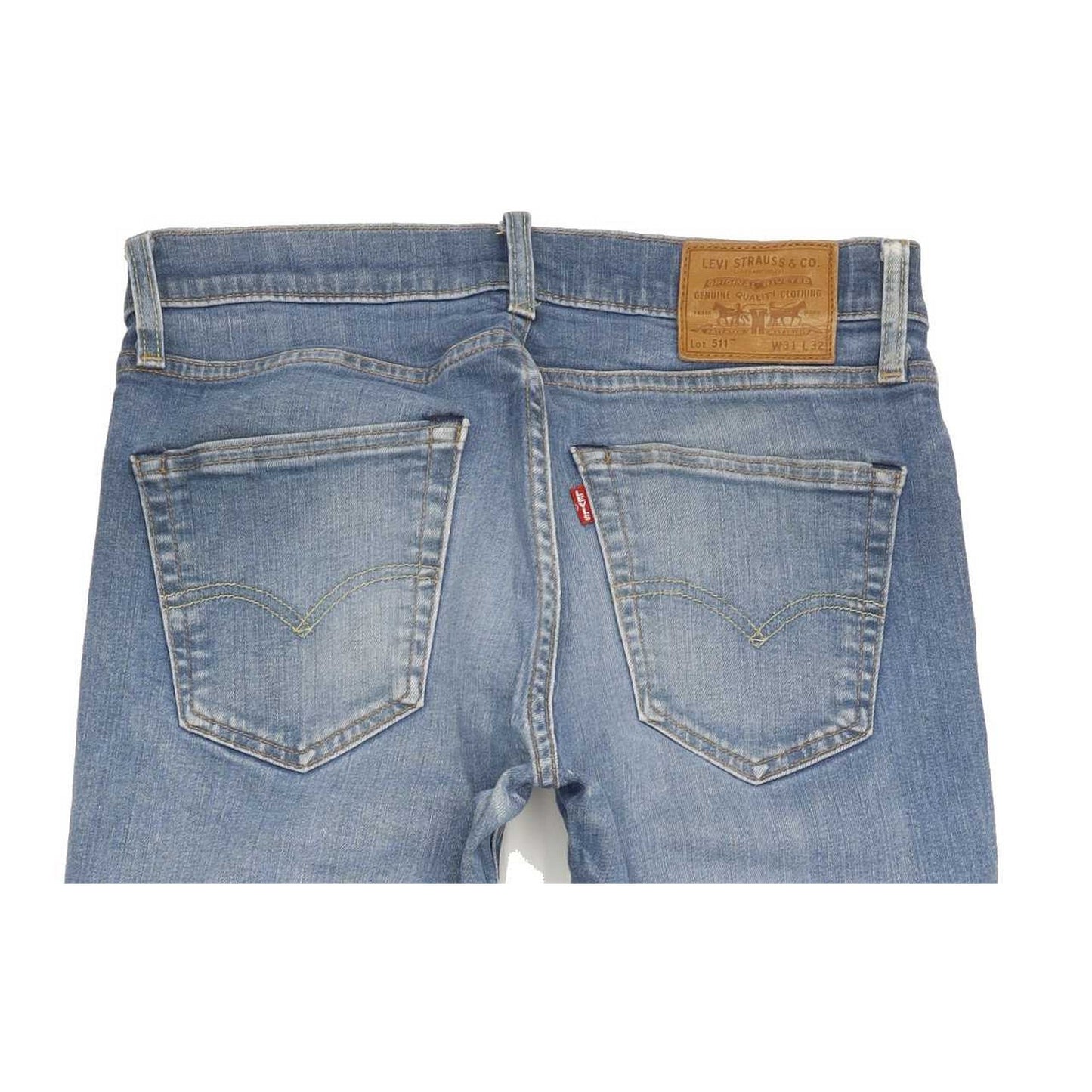 Levi's 511 Men Blue Straight Slim Stretch Jeans W32 L31