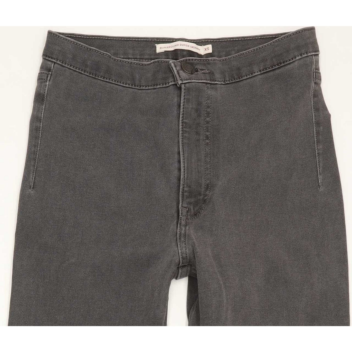 Levi's Runaround Super Women Grey Skinny Slim Jeans W24 L27