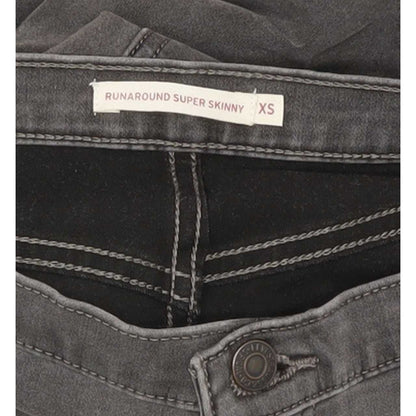 Levi's Runaround Super Women Grey Skinny Slim Jeans W24 L27