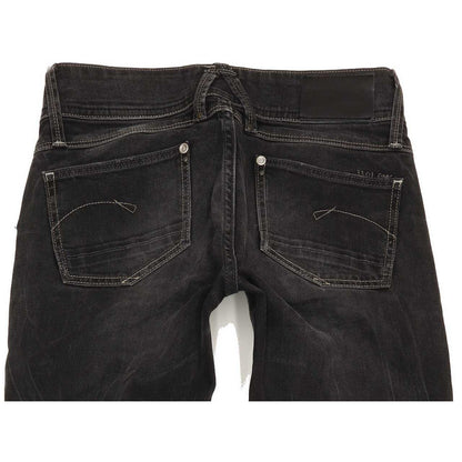 G-Star Lynn Women Black Skinny Slim Stretch Jeans W28 L35