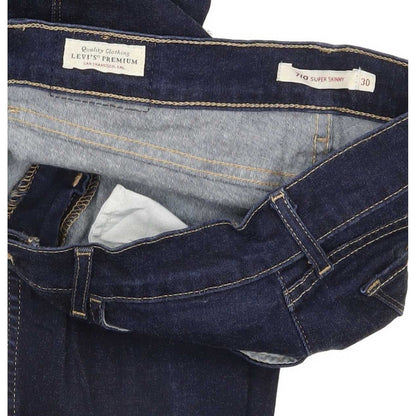 G-Star 710 Super Women Blue Skinny Regular Stretch Jeans W30 L31