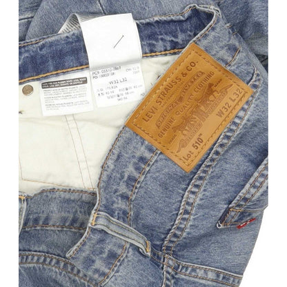 Levi's 510 Men Blue Skinny Slim Stretch Jeans W32 L31