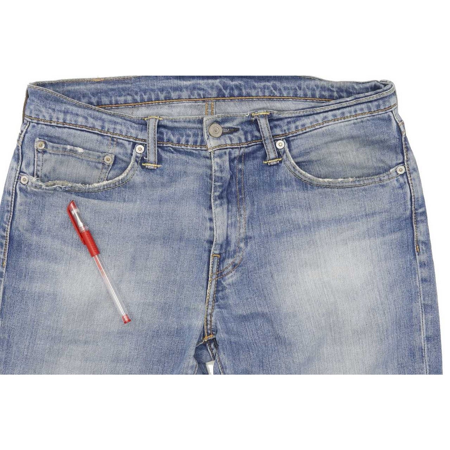 Levi's 511 Men Blue Straight Slim Stretch Jeans W33 L33