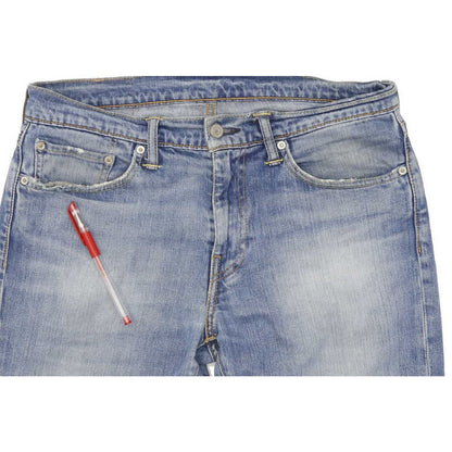 Levi's 511 Men Blue Straight Slim Stretch Jeans W33 L33