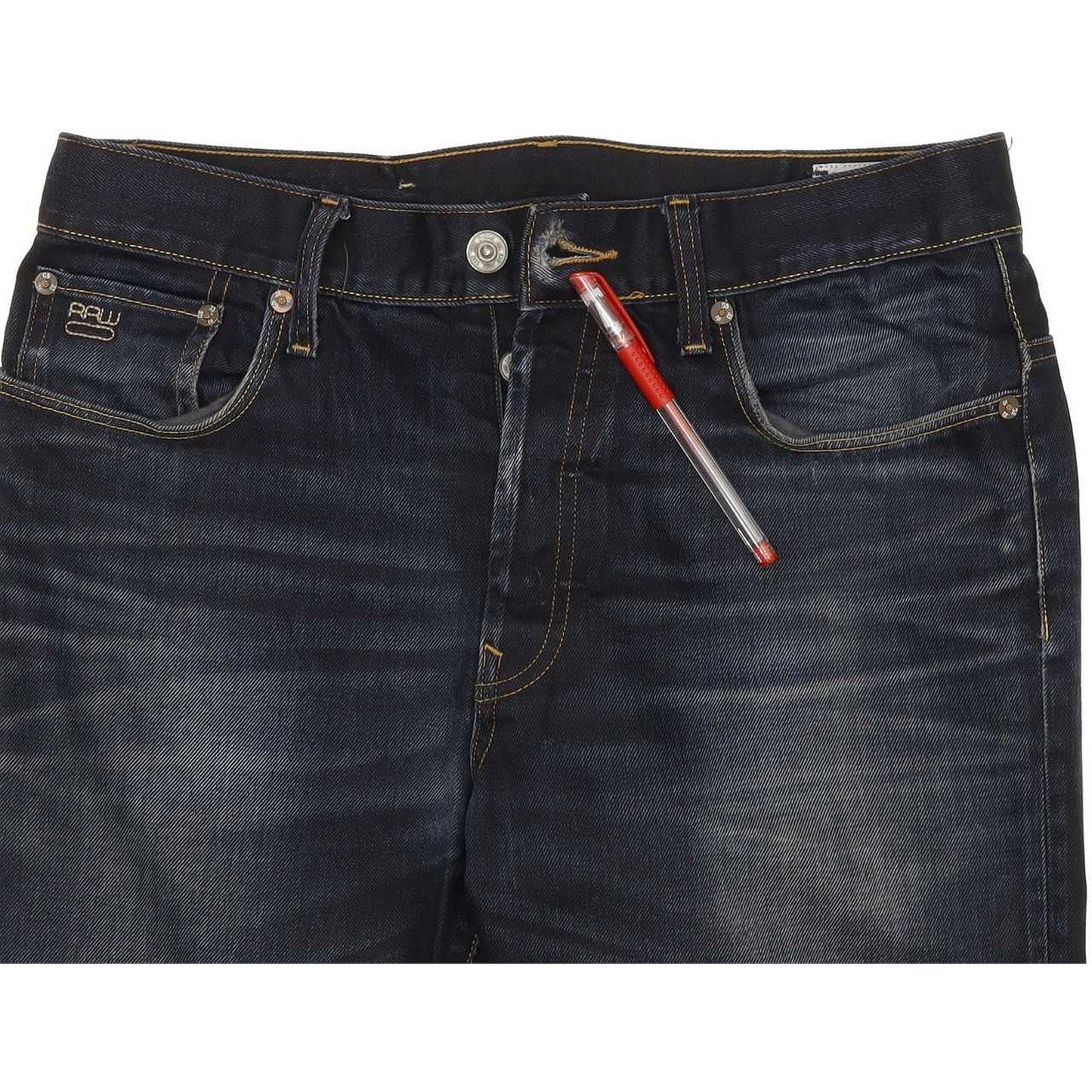G-Star 3301 Men Blue Straight Regular Jeans W33 L33