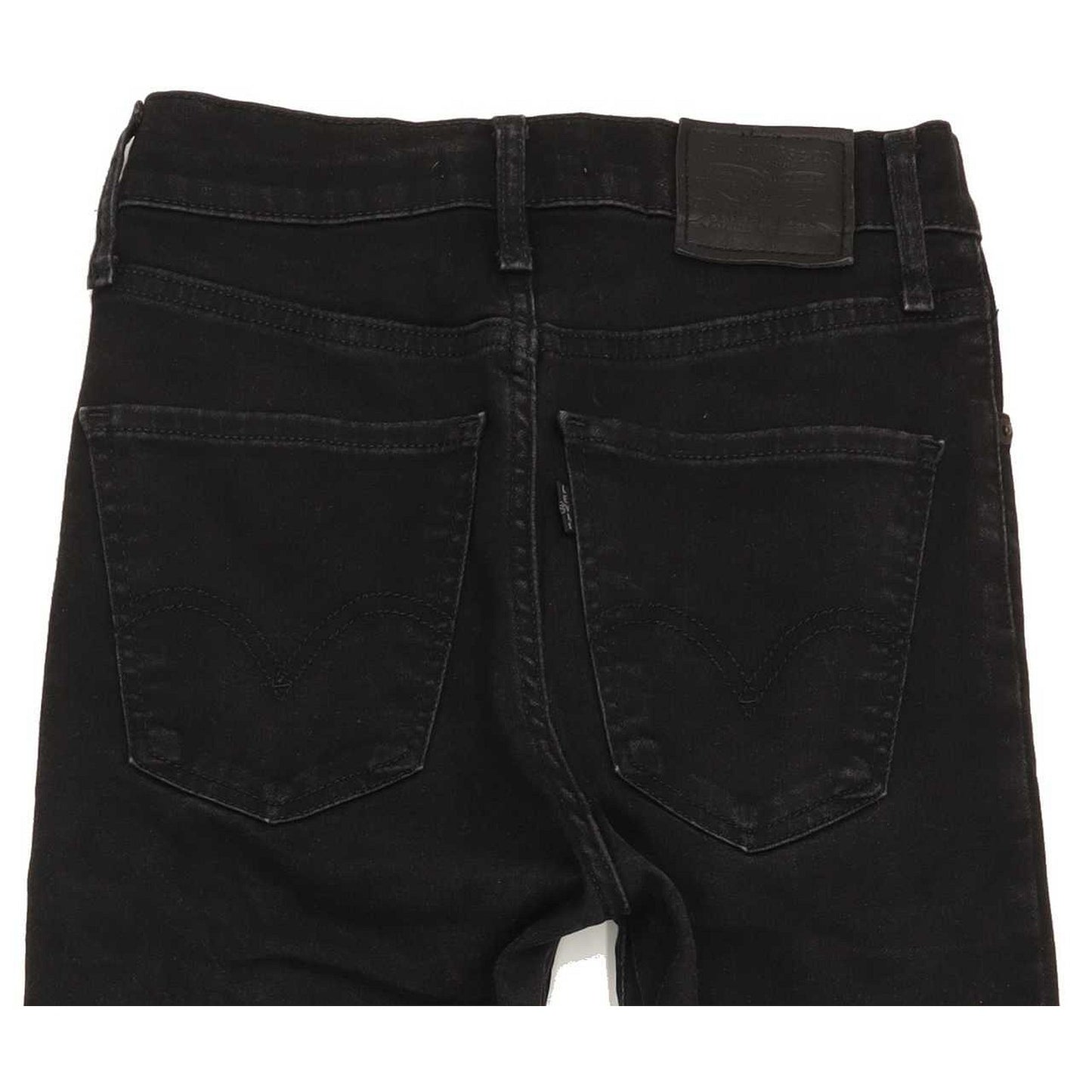 Levi's Mile High Rise Women Black Skinny Stretch Jeans W26 L25