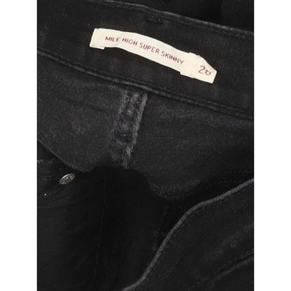 Levi's Mile High Rise Women Black Skinny Stretch Jeans W26 L25