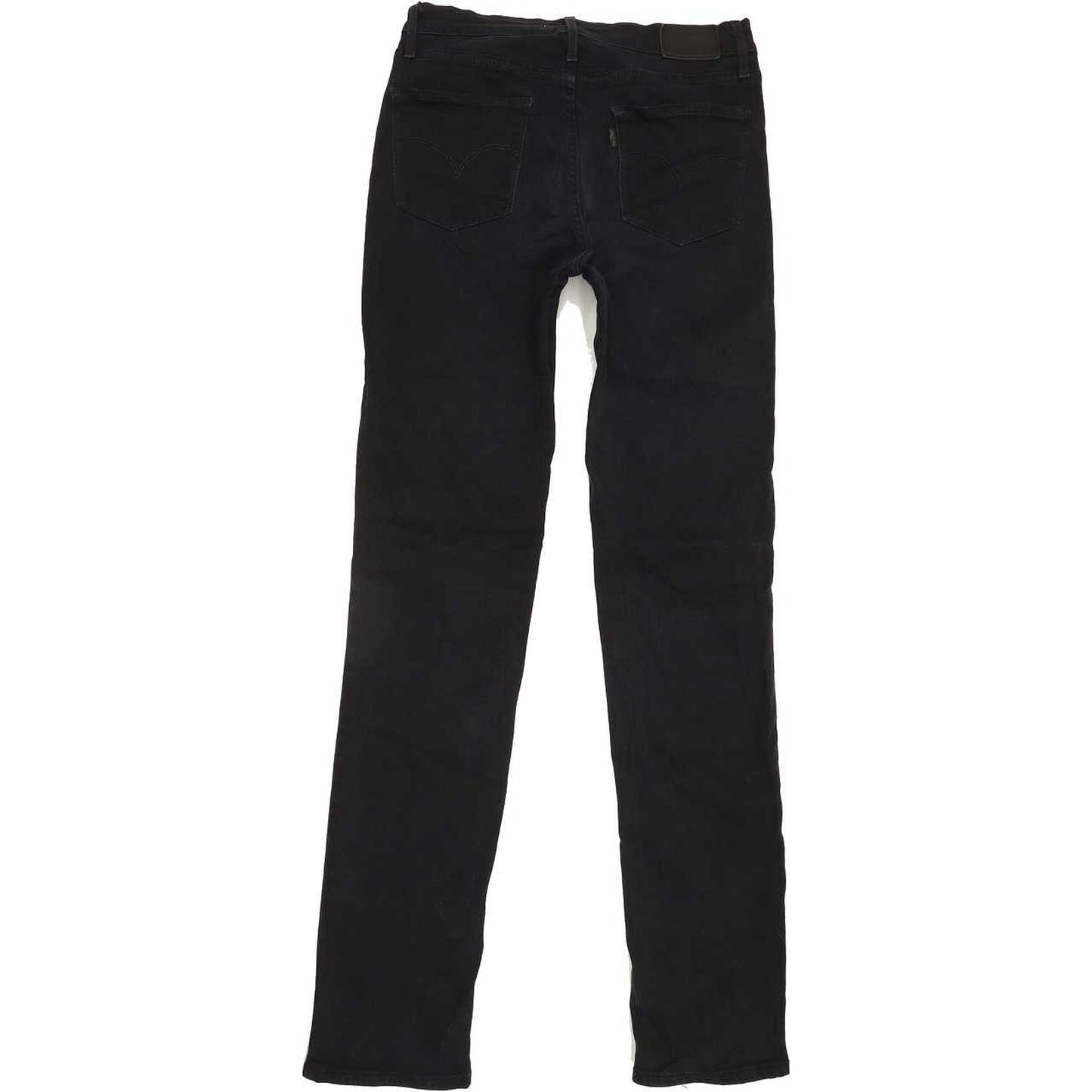 Levi's 724 High Rise Women Black Straight Stretch Jeans W28 L33
