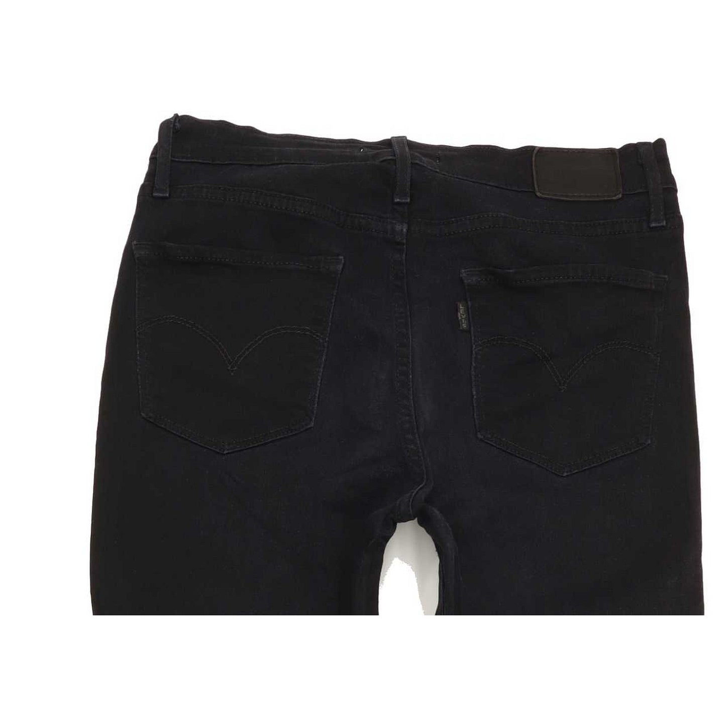 Levi's 724 High Rise Women Black Straight Stretch Jeans W28 L33