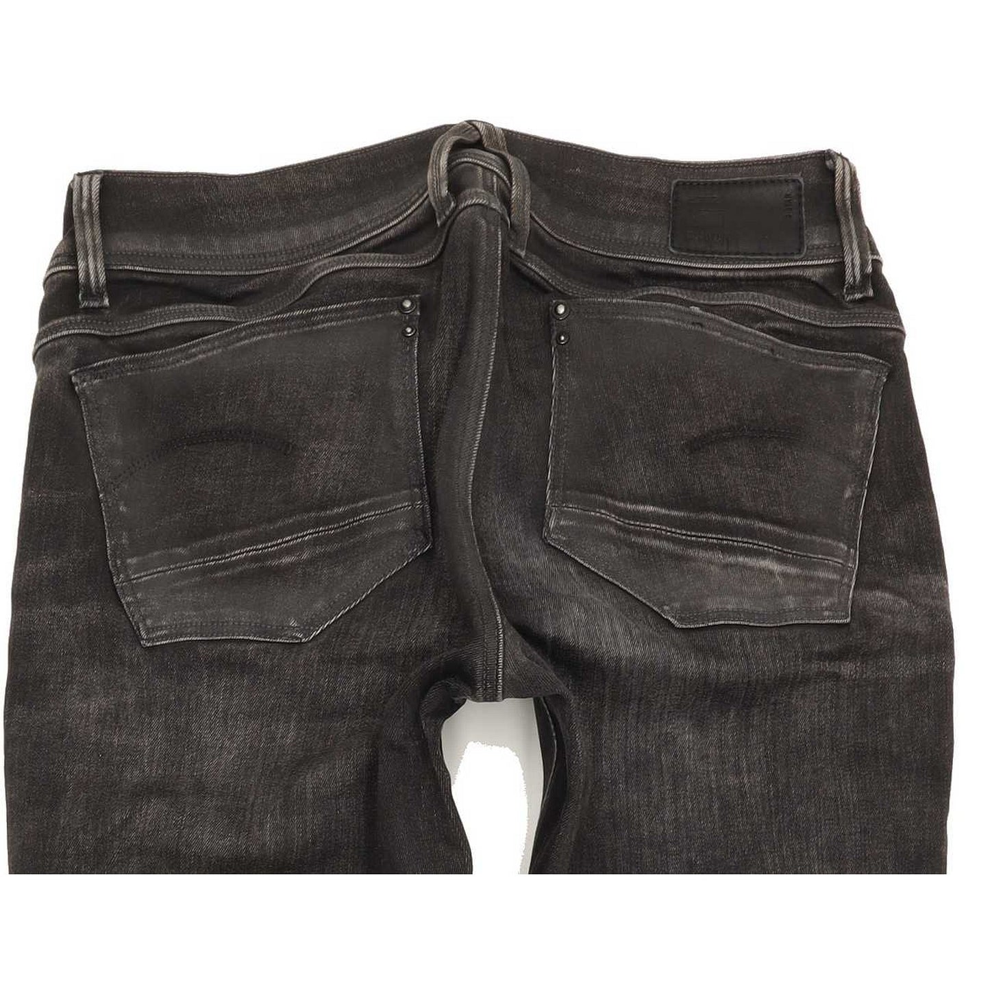 G-Star Lynn Mid Women Charcoal Skinny Slim Stretch Jeans W29 L32