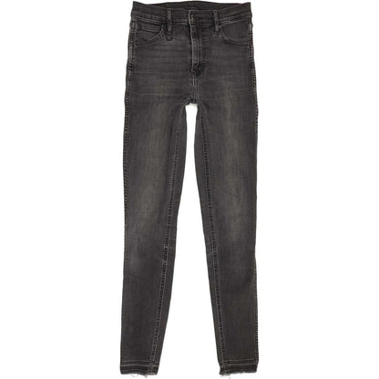 Levi's Line 8 Women Charcoal Skinny Slim Stretch Jeans W26 L30