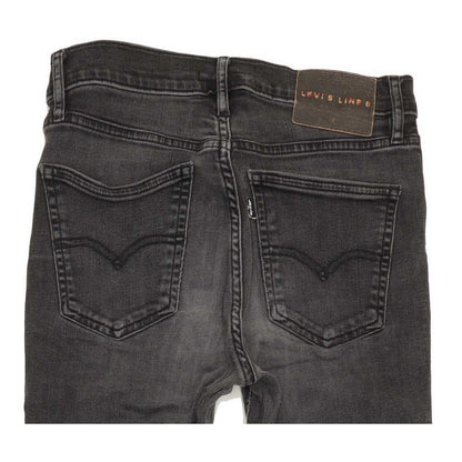 Levi's Line 8 Women Charcoal Skinny Slim Stretch Jeans W26 L30
