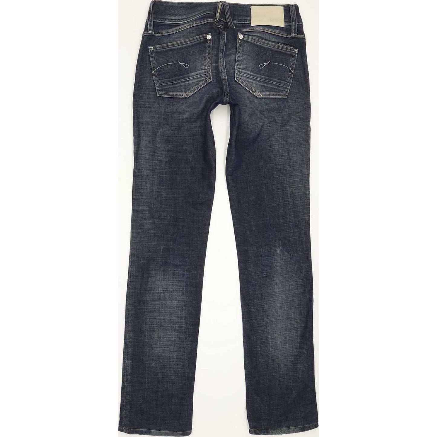 G-Star Lynn Women Blue Straight Slim Stretch Jeans W26 L32