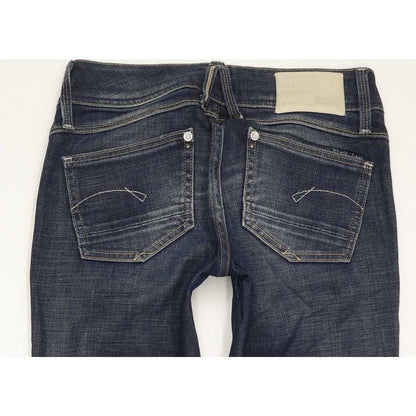 G-Star Lynn Women Blue Straight Slim Stretch Jeans W26 L32