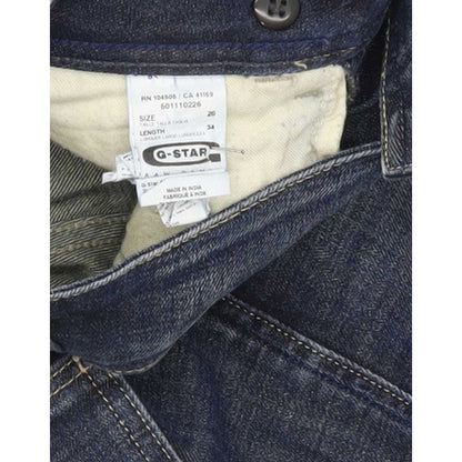 G-Star Lynn Women Blue Straight Slim Stretch Jeans W26 L32