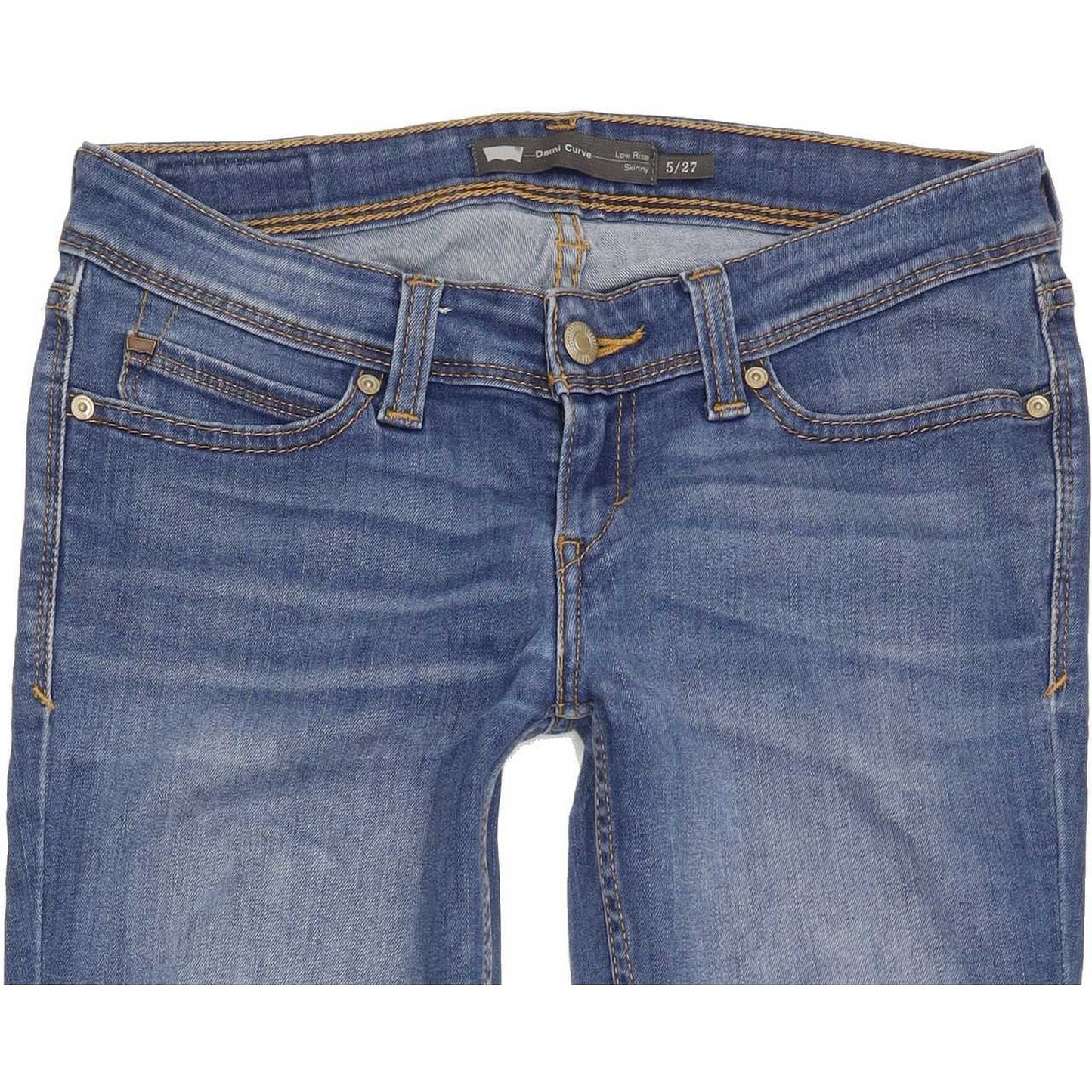 Levi's Demi Curve Women Blue Skinny Slim Stretch Jeans W27 L29