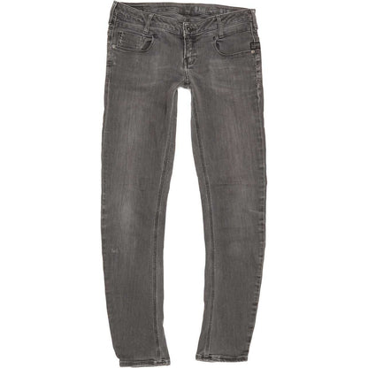 G-Star New Radar Women Grey Skinny Slim Stretch Jeans W28 L29