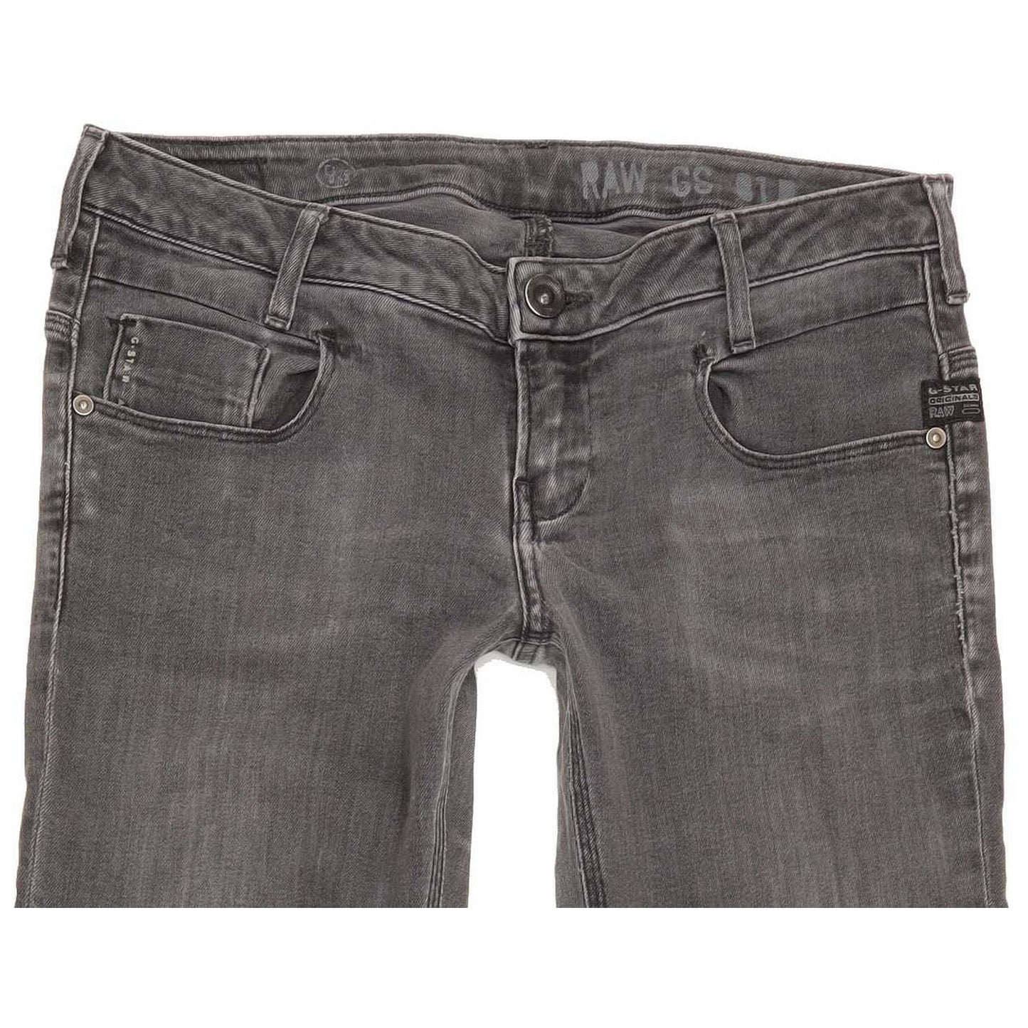 G-Star New Radar Women Grey Skinny Slim Stretch Jeans W28 L29