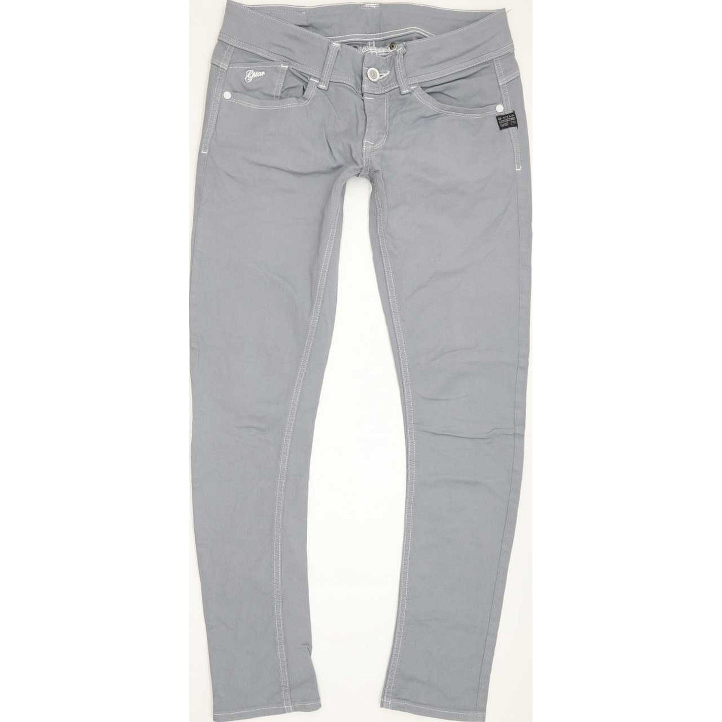 G-Star Lynn Women Grey Skinny Slim Stretch Jeans W28 L30