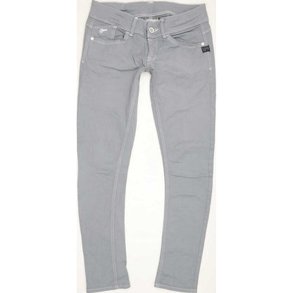 G-Star Lynn Women Grey Skinny Slim Stretch Jeans W28 L30