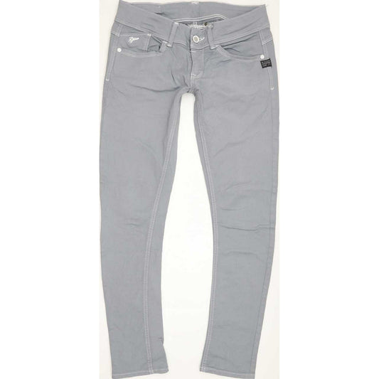G-Star Lynn Women Grey Skinny Slim Stretch Jeans W28 L30