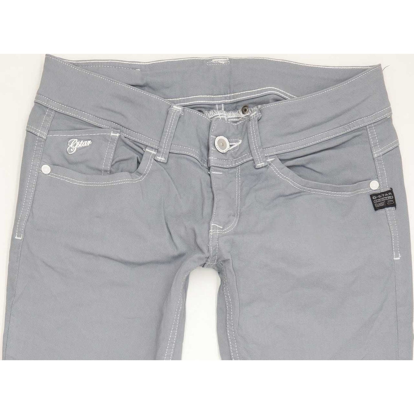 G-Star Lynn Women Grey Skinny Slim Stretch Jeans W28 L30